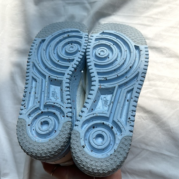 Nike Air Force 1 Crater Flyknit Basketball Shoes White/Photon Dust Size 8.5 - Picture 8 of 16